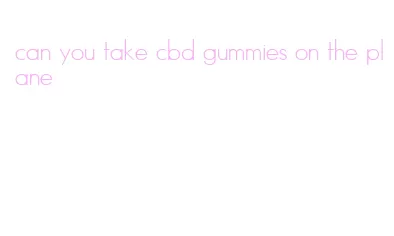 can you take cbd gummies on the plane