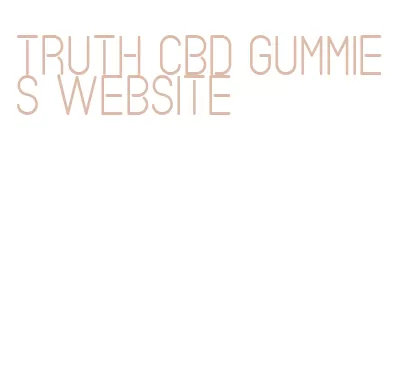 truth cbd gummies website