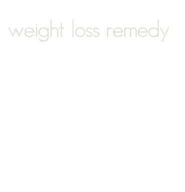 weight loss remedy