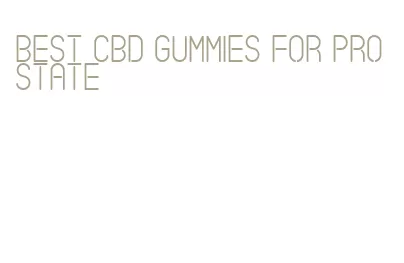 best cbd gummies for prostate