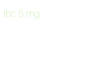 thc 5 mg
