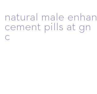 natural male enhancement pills at gnc