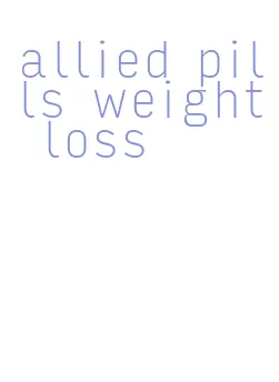 allied pills weight loss