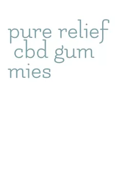 pure relief cbd gummies