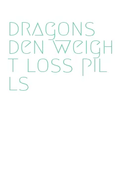 dragons den weight loss pills