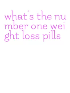 what's the number one weight loss pills