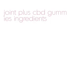 joint plus cbd gummies ingredients