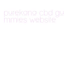 purekana cbd gummies website