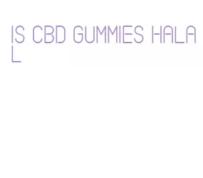 is cbd gummies halal