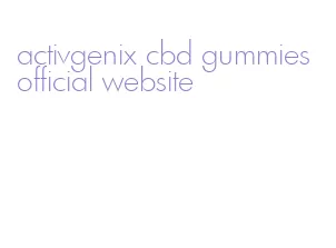 activgenix cbd gummies official website