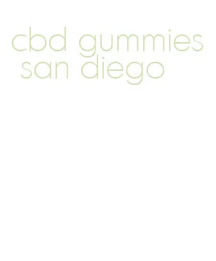 cbd gummies san diego