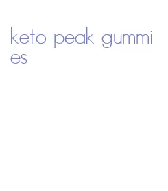 keto peak gummies
