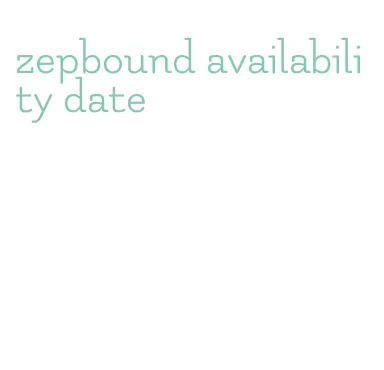 zepbound availability date