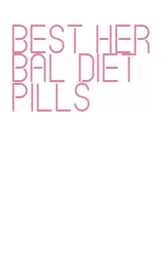 best herbal diet pills