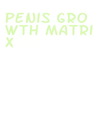 penis growth matrix