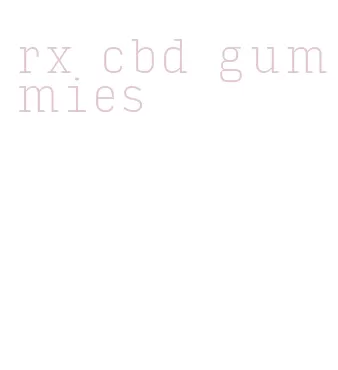 rx cbd gummies