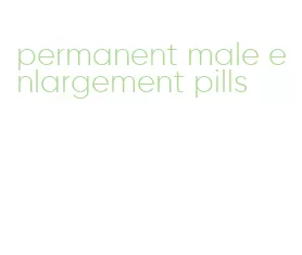 permanent male enlargement pills