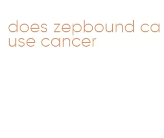 does zepbound cause cancer