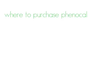 where to purchase phenocal