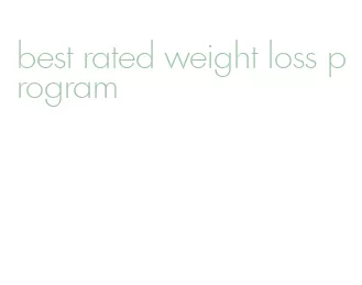 best rated weight loss program
