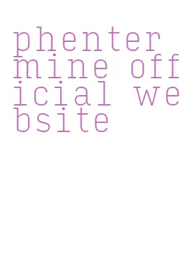 phentermine official website