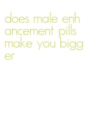 does male enhancement pills make you bigger