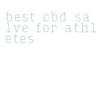 best cbd salve for athletes