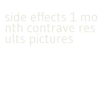 side effects 1 month contrave results pictures