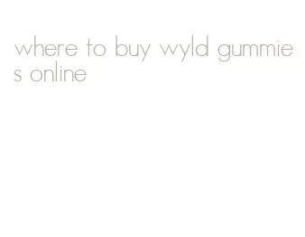 where to buy wyld gummies online
