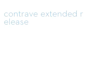 contrave extended release