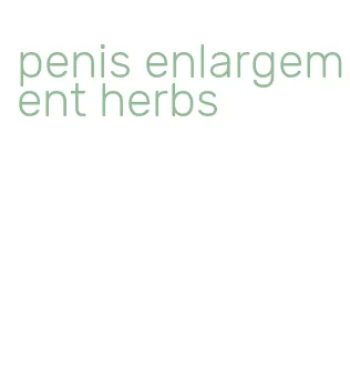 penis enlargement herbs