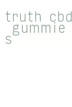 truth cbd gummies