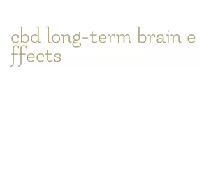 cbd long-term brain effects