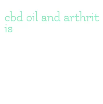 cbd oil and arthritis