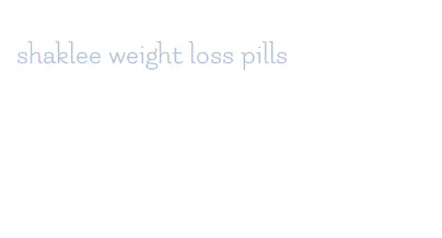 shaklee weight loss pills
