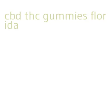cbd thc gummies florida