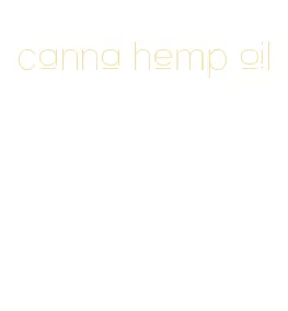 canna hemp oil