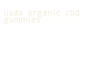 usda organic cbd gummies