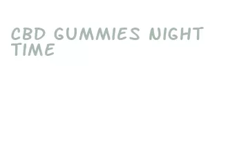 cbd gummies night time