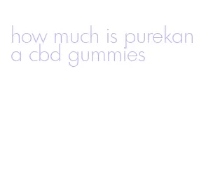 how much is purekana cbd gummies