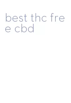 best thc free cbd
