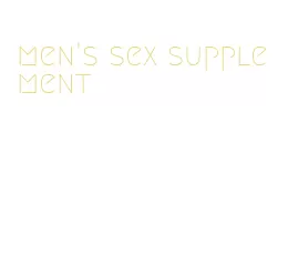 men's sex supplement