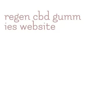 regen cbd gummies website