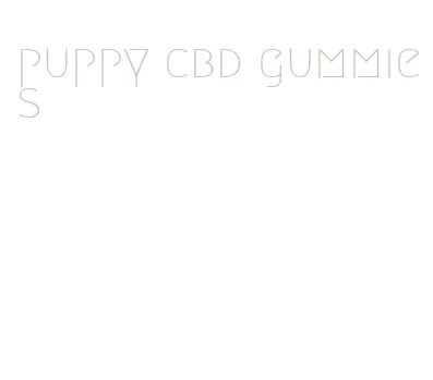 puppy cbd gummies