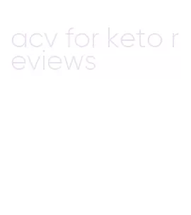 acv for keto reviews