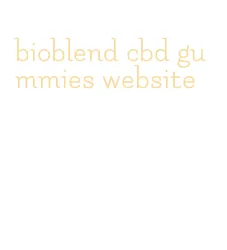 bioblend cbd gummies website