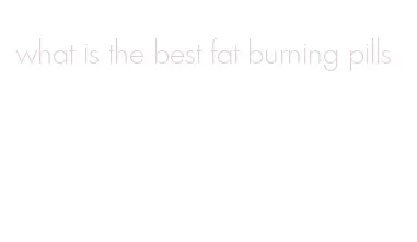 what is the best fat burning pills