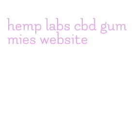 hemp labs cbd gummies website