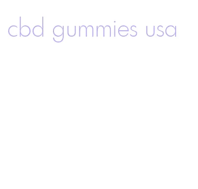 cbd gummies usa