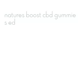 natures boost cbd gummies ed